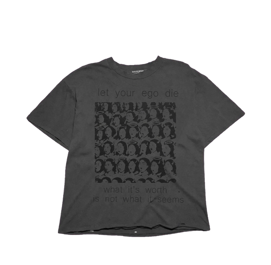 "EGO DEATH" 1:1 DISTRESSED T-SHIRT